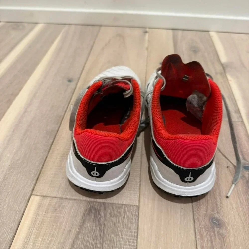 Nike Tiempo Legend 9 Pro white and red football boots kids 2.5y
